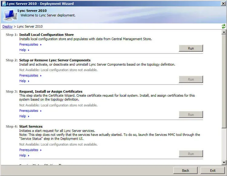 Install Lync Server 2010 - Step 144
