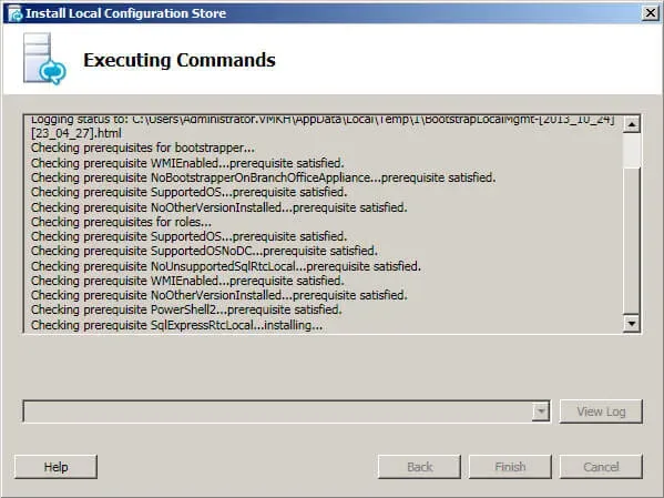 Install Lync Server 2010 - Step 146