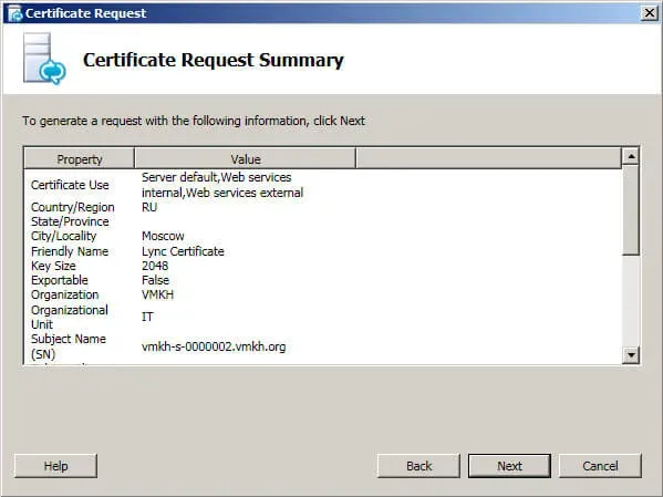 Install Lync Server 2010 - Step 164