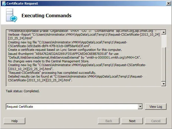 Install Lync Server 2010 - Step 166
