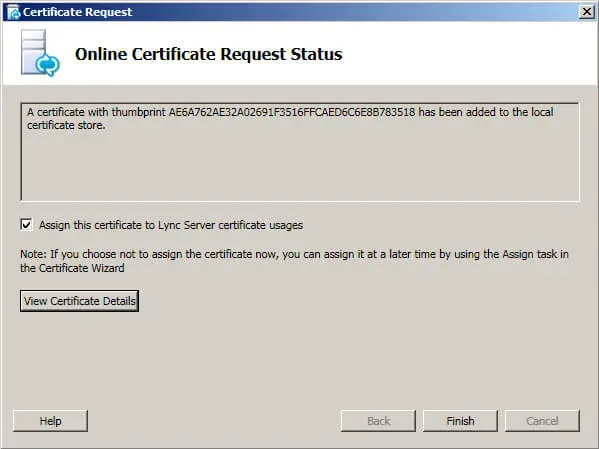 Install Lync Server 2010 - Step 167