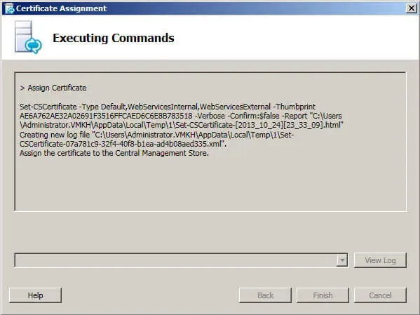 Install Lync Server 2010 - Step 170