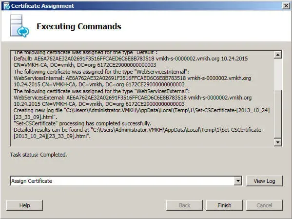 Install Lync Server 2010 - Step 171