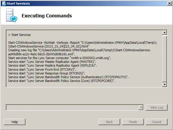 Install Lync Server 2010 - Step 175
