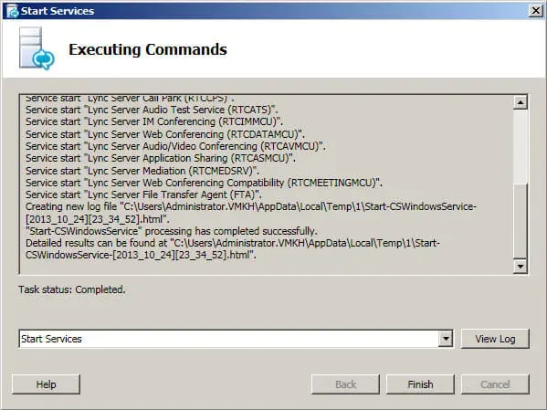 Install Lync Server 2010 - Step 176