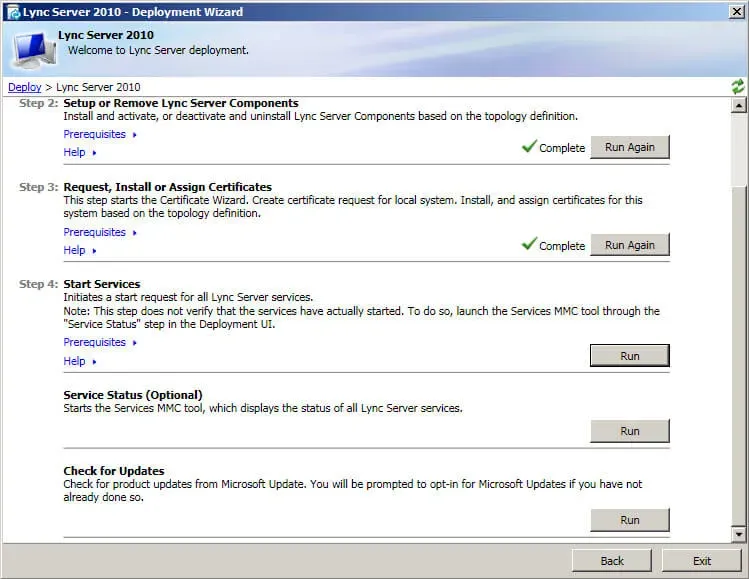 Install Lync Server 2010 - Step 177