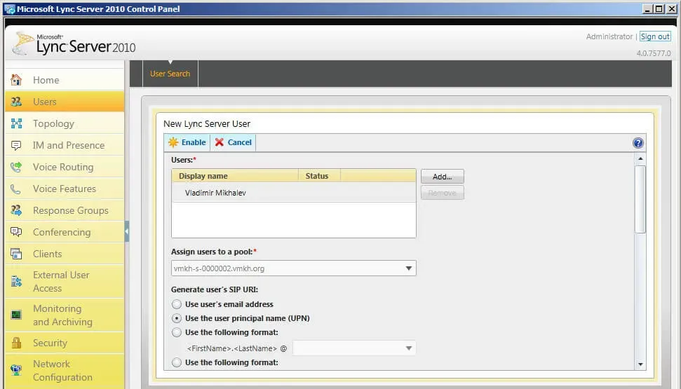 Install Lync Server 2010 - Step 186