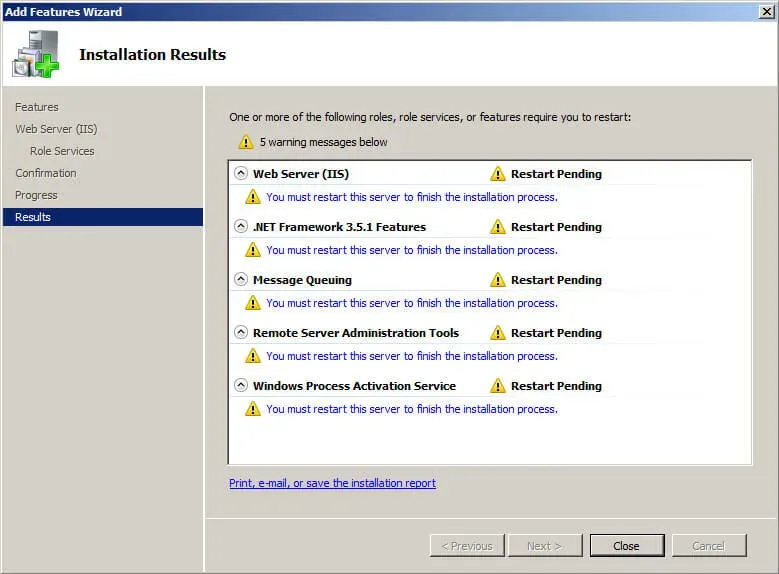 Install Lync Server 2010 - Step 61