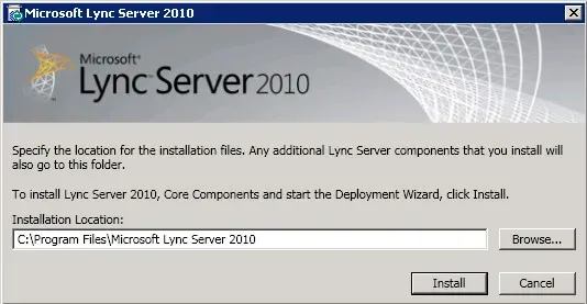 Install Lync Server 2010 - Step 72