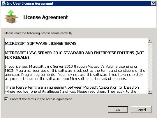 Install Lync Server 2010 - Step 73