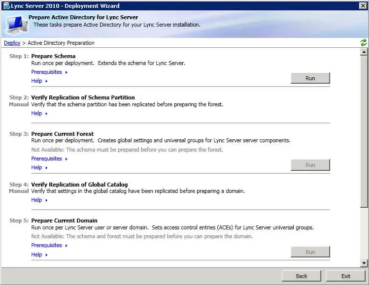 Install Lync Server 2010 - Step 75