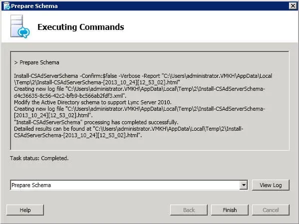 Install Lync Server 2010 - Step 78