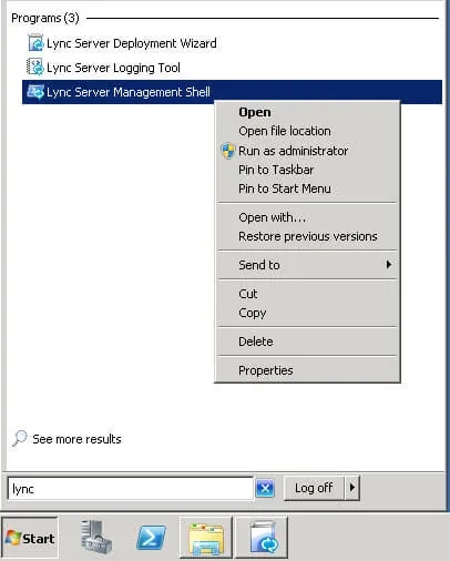 Install Lync Server 2010 - Step 97