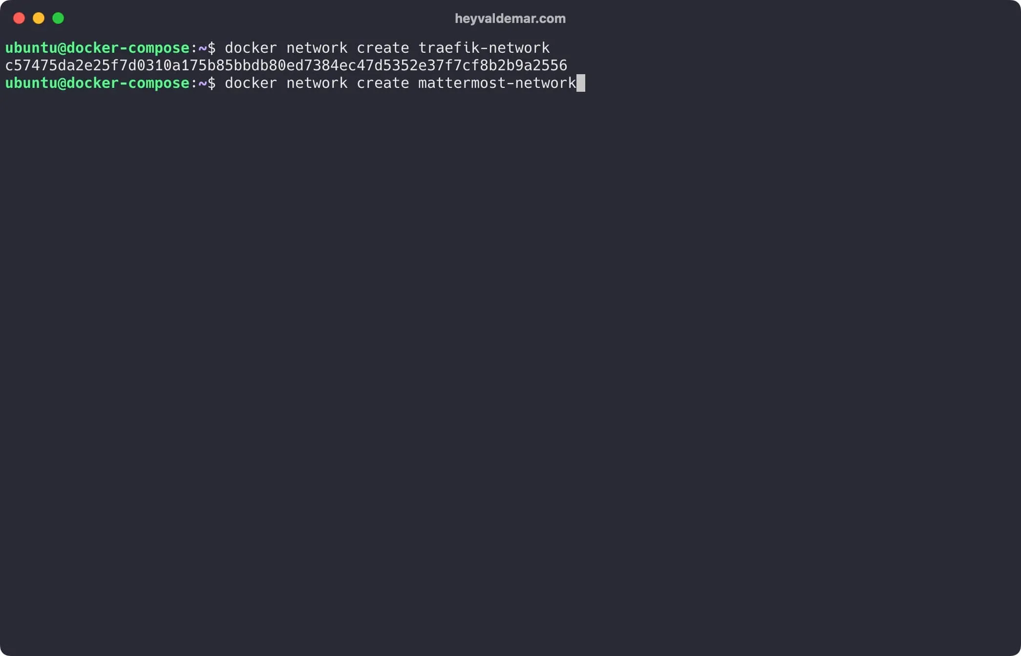 Install Mattermost Using Docker Compose - Step 2