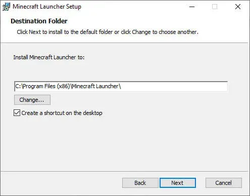 Install Minecraft on Windows - Step 4