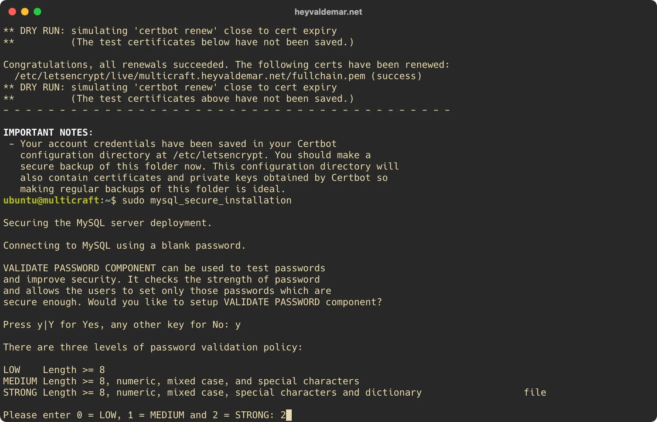 Install Multicraft on Ubuntu Server - Step 23