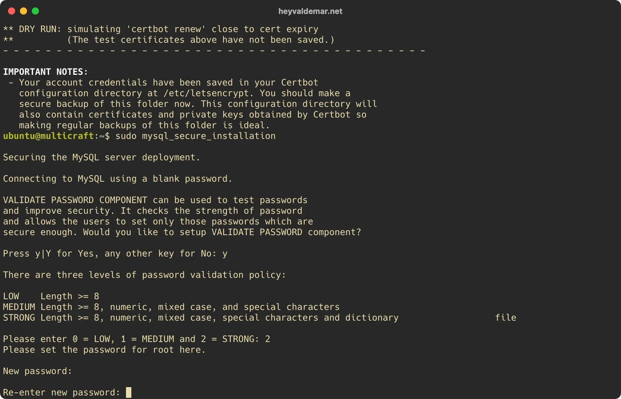 Install Multicraft on Ubuntu Server - Step 25