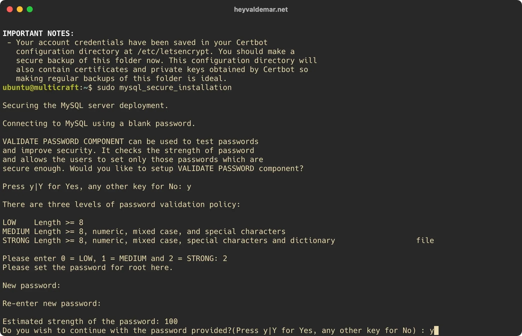 Install Multicraft on Ubuntu Server - Step 26