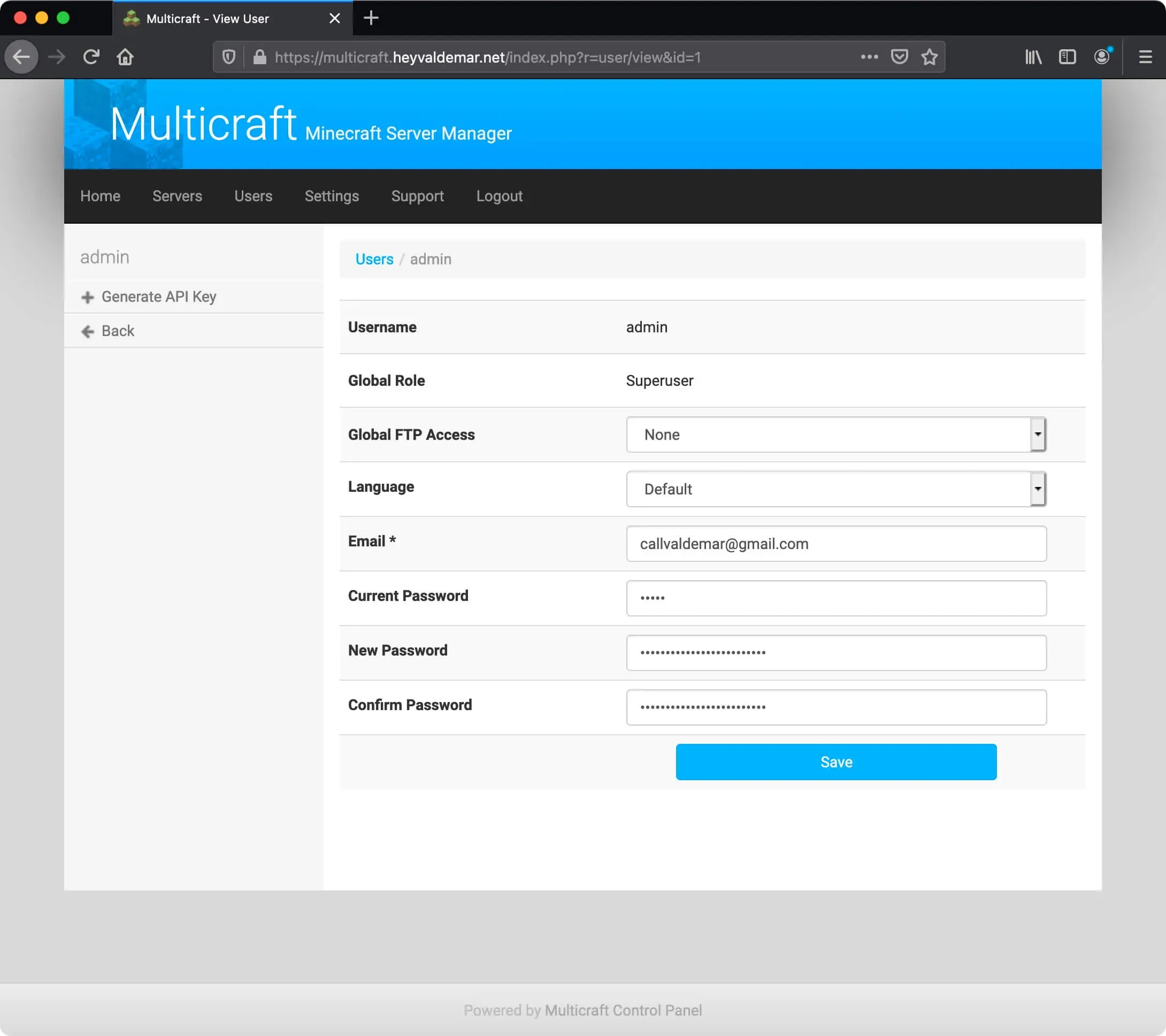 Install Multicraft on Ubuntu Server - Step 96