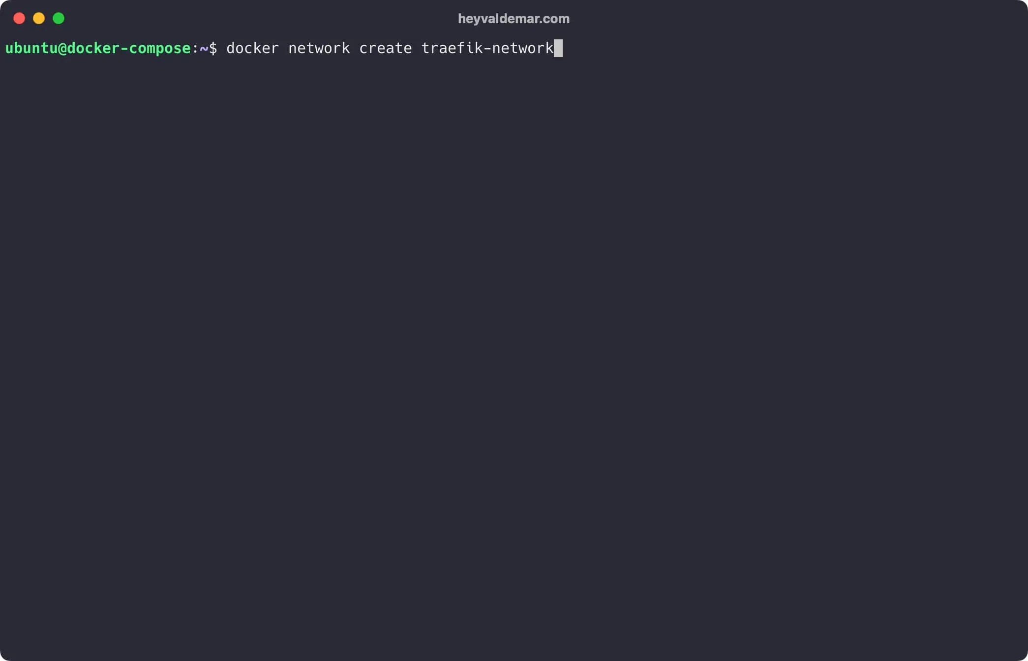 Install Nextcloud Using Docker Compose - Step 1