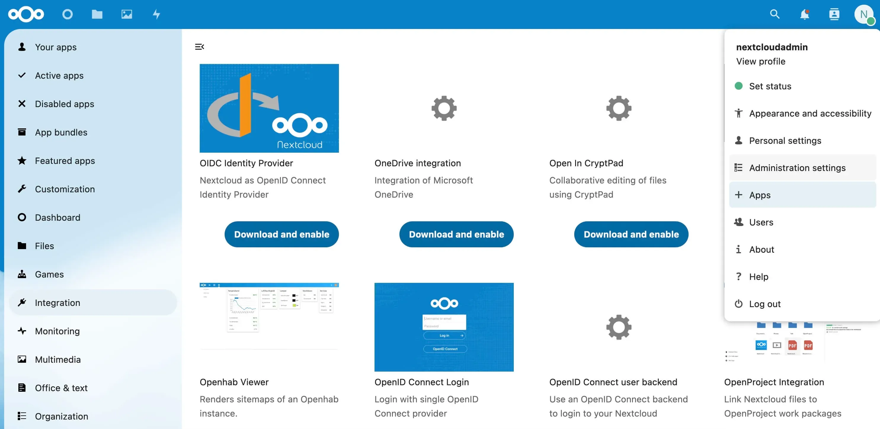 Install Nextcloud with OnlyOffice Using Docker Compose - Step 10