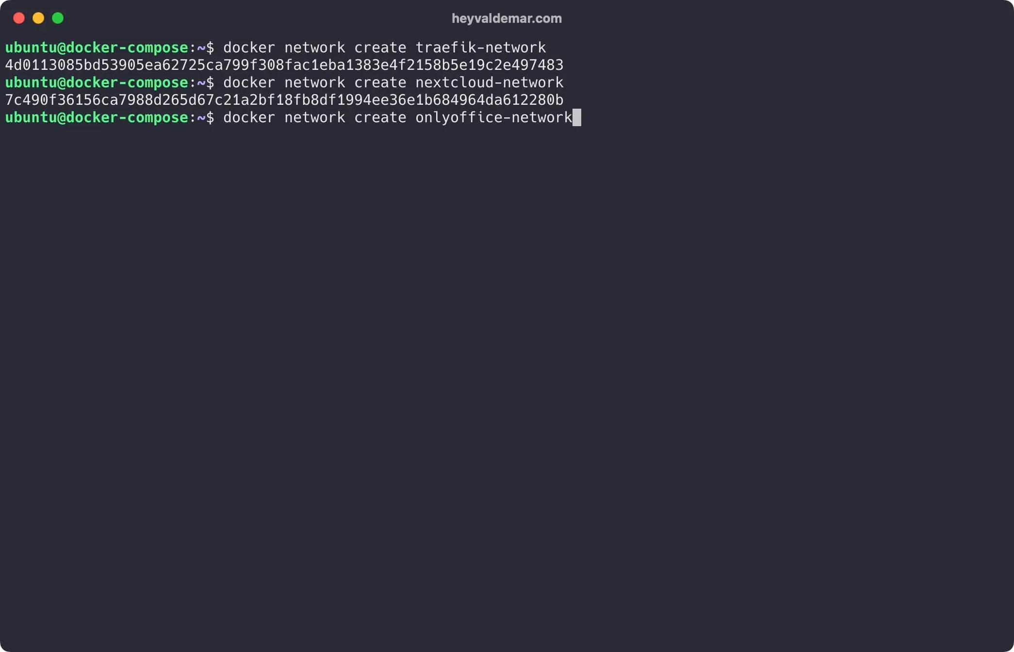 Install Nextcloud with OnlyOffice Using Docker Compose - Step 3