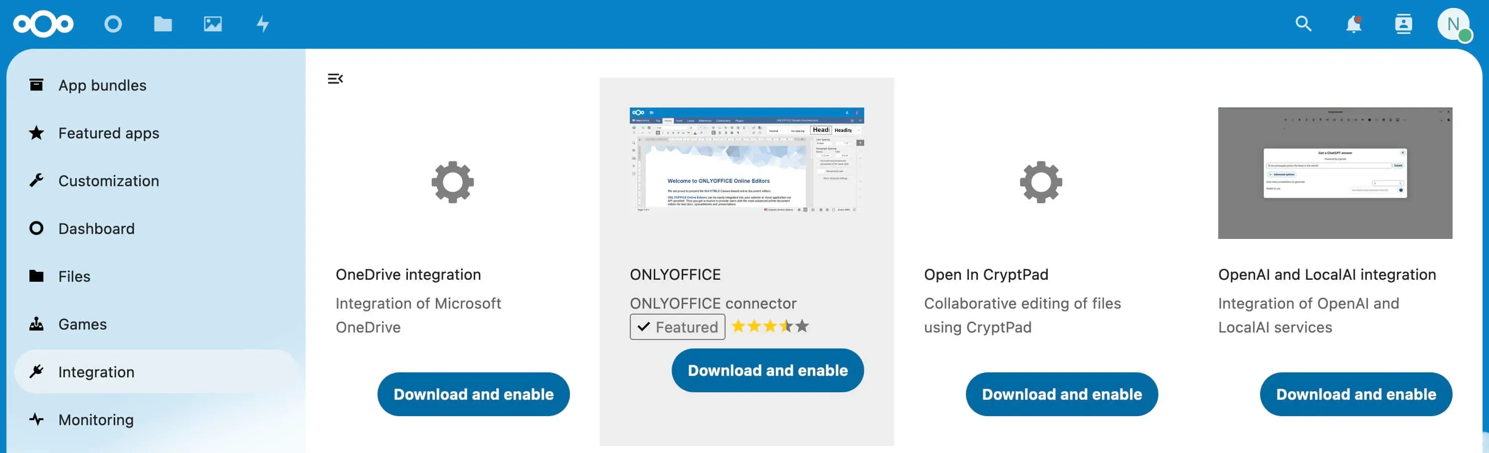 Install Nextcloud with OnlyOffice Using Docker Compose - Step 9
