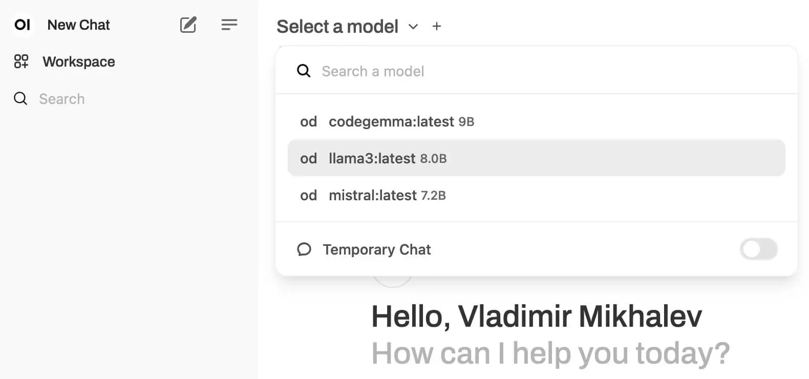 Install Ollama Using Docker Compose - Step 8