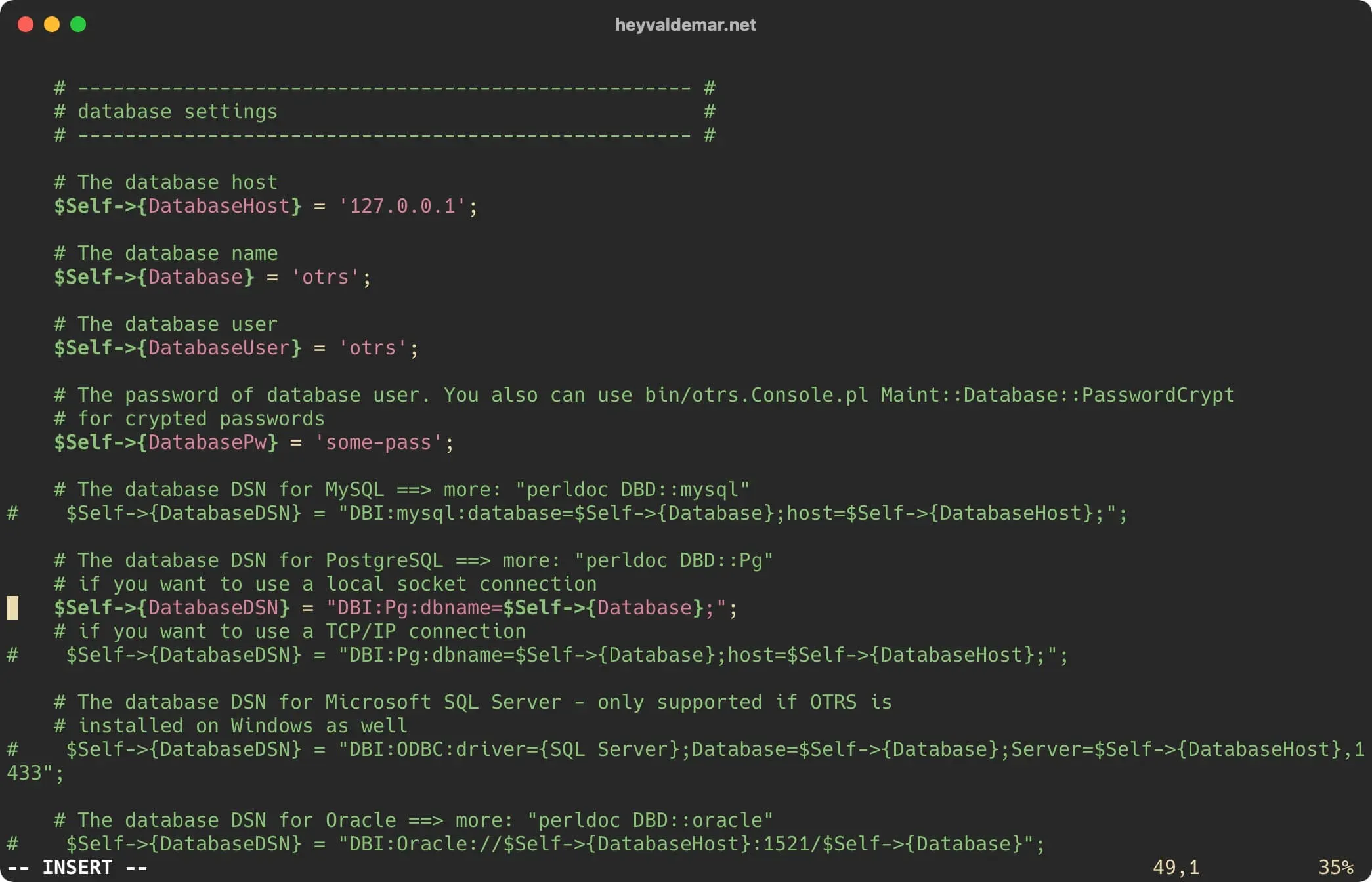 Install OTRS on Ubuntu Server - Step 17