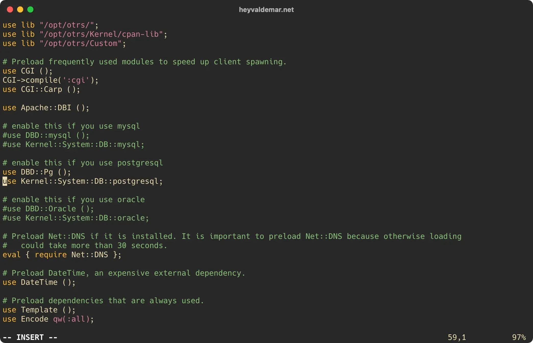 Install OTRS on Ubuntu Server - Step 20