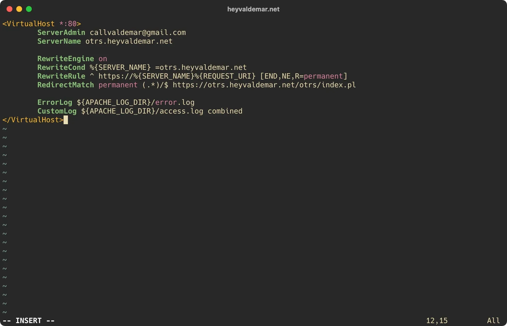 Install OTRS on Ubuntu Server - Step 30