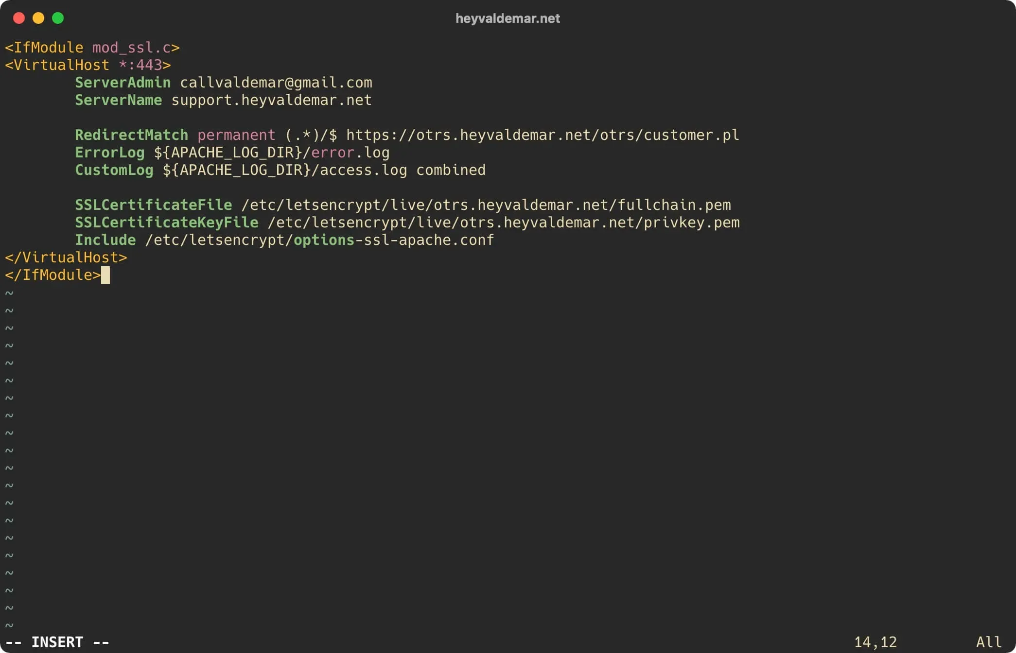 Install OTRS on Ubuntu Server - Step 39