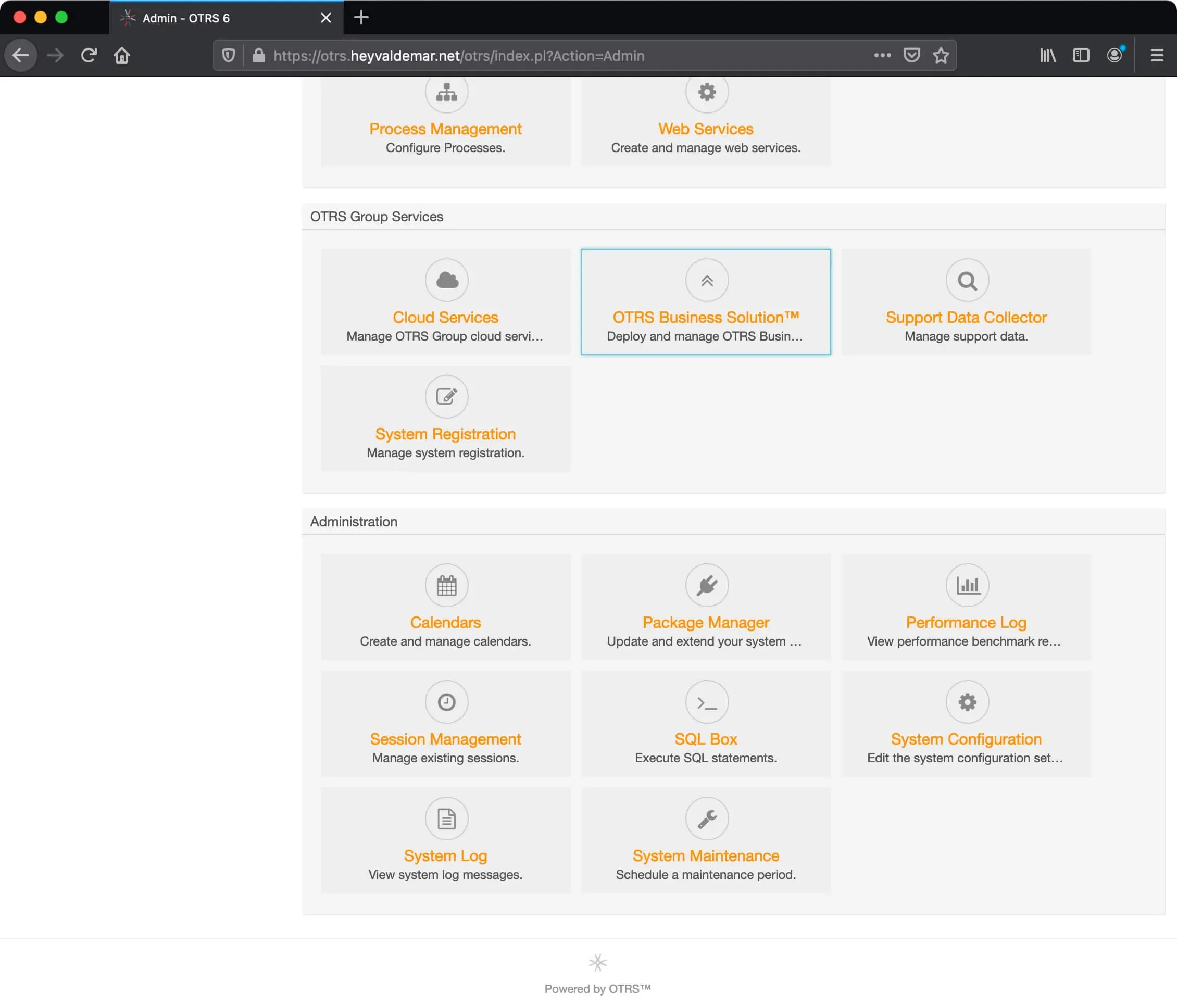 Install OTRS on Ubuntu Server - Step 74