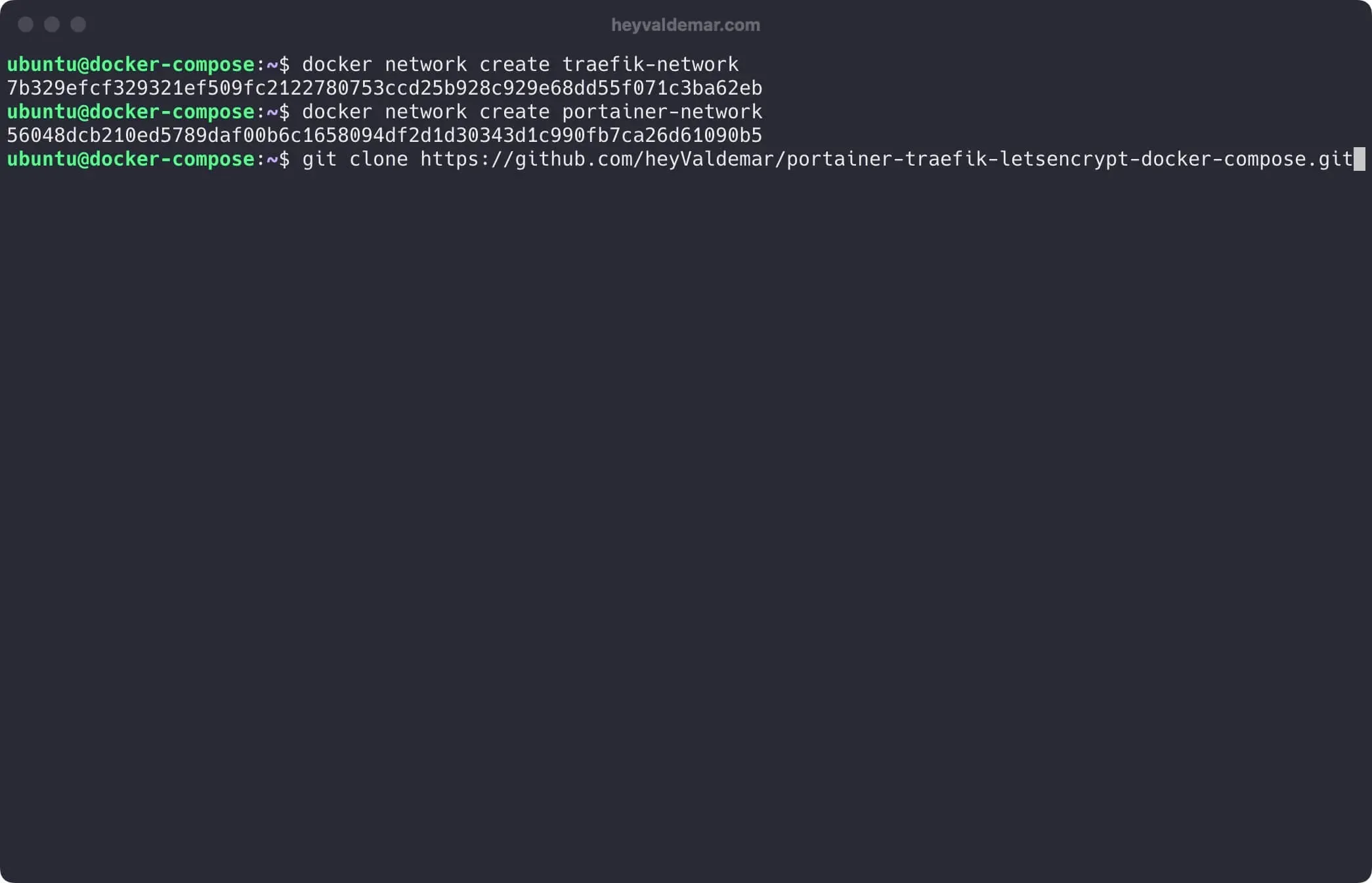 Install Portainer Using Docker Compose - Step 3