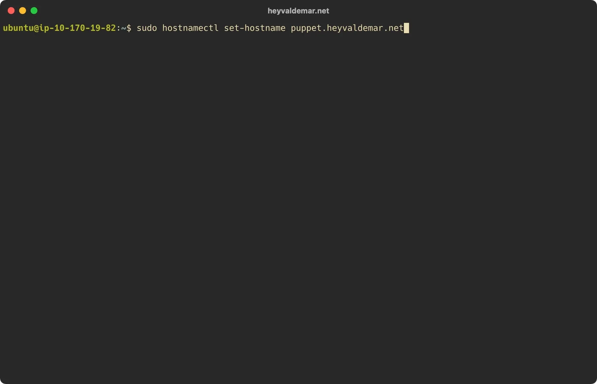Install Puppet on Ubuntu Server - Step 1