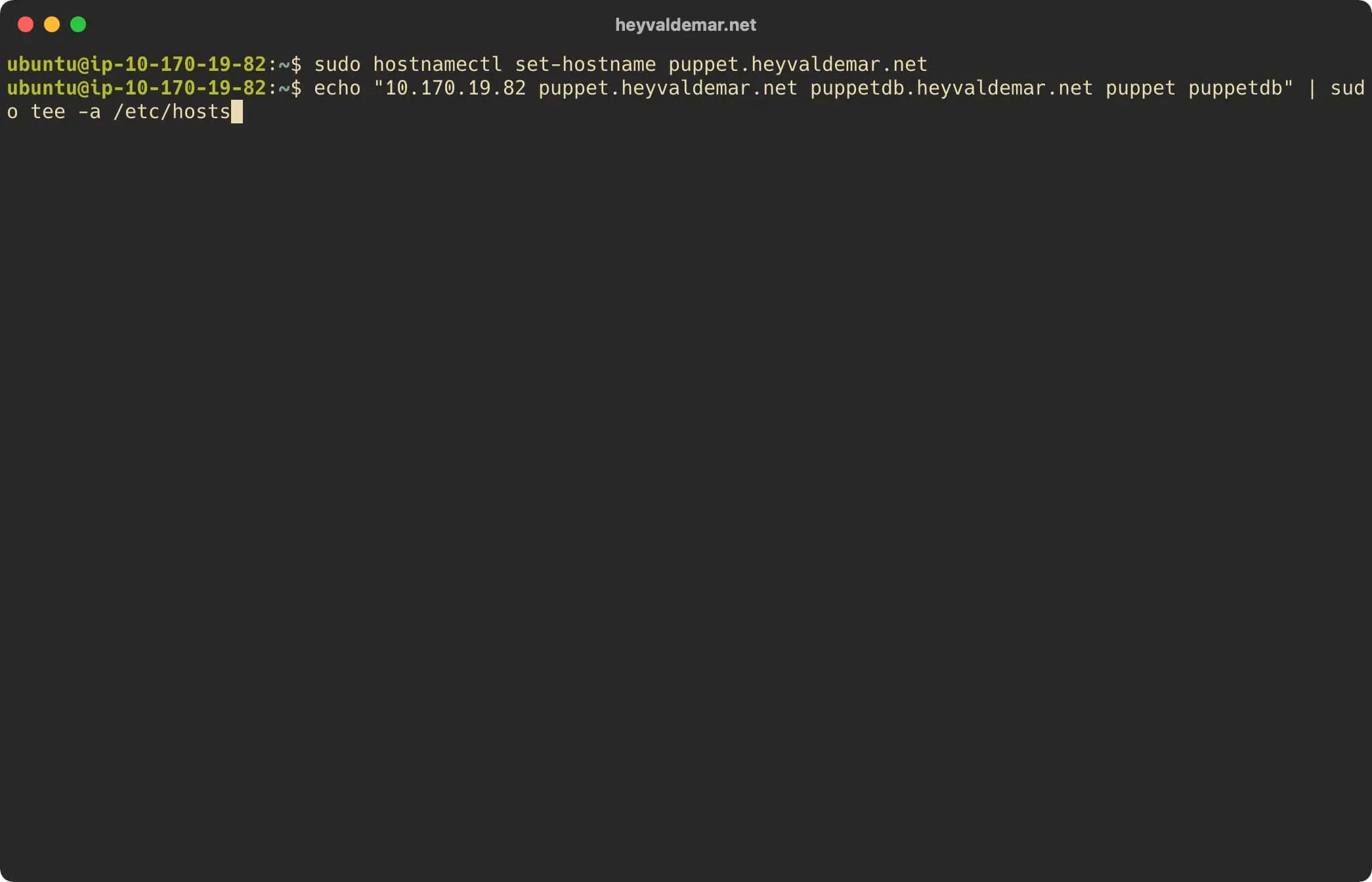 Install Puppet on Ubuntu Server - Step 2
