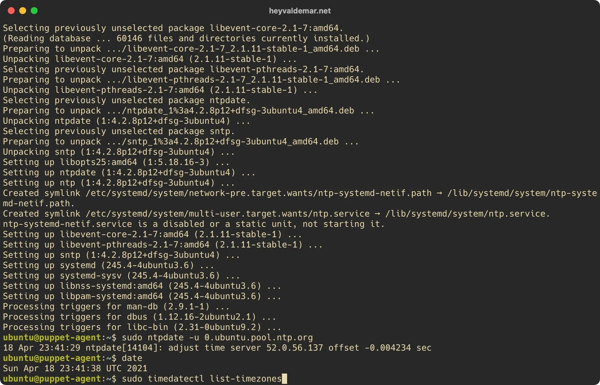 Install Puppet on Ubuntu Server - Step 44