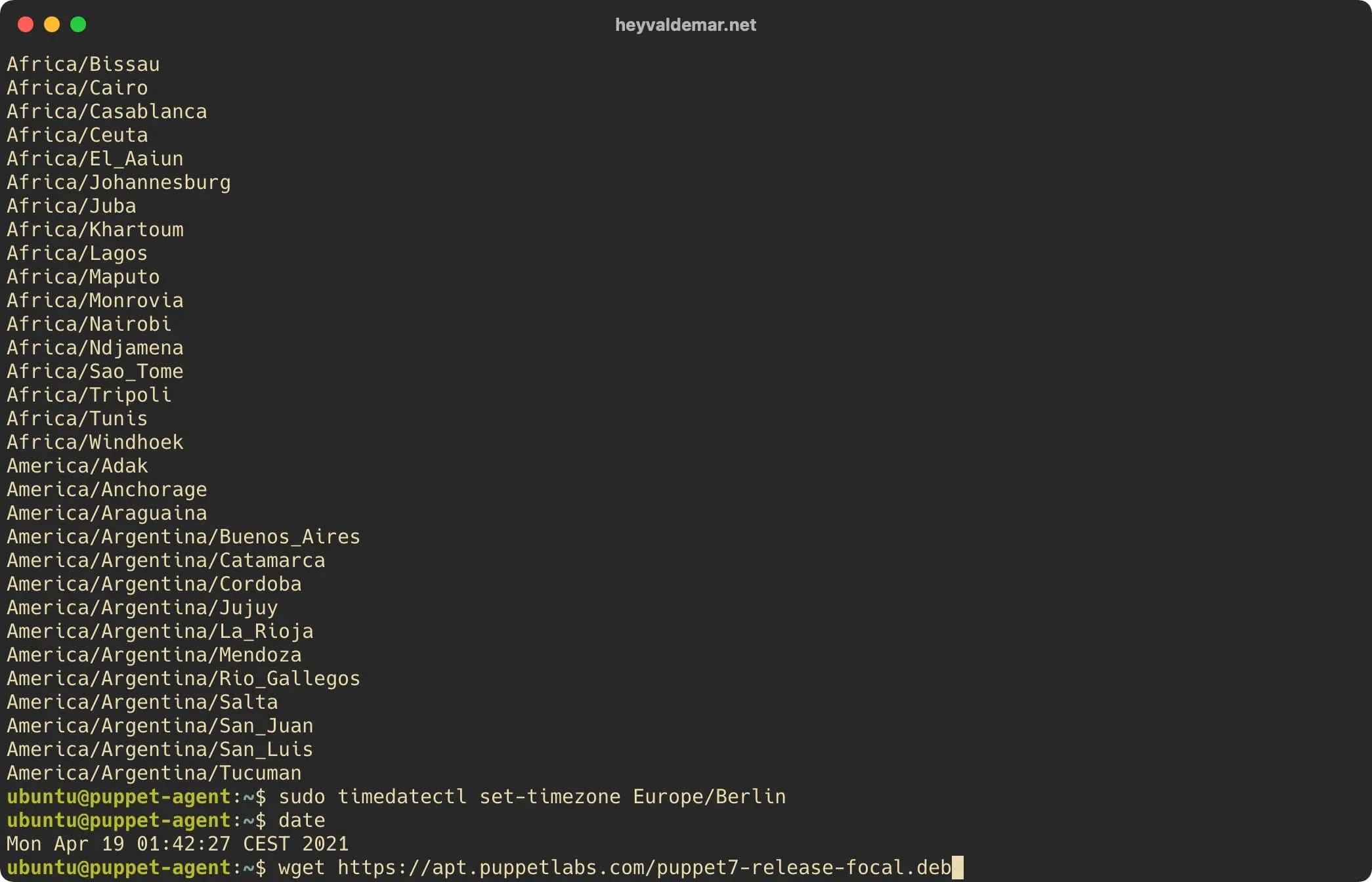 Install Puppet on Ubuntu Server - Step 47