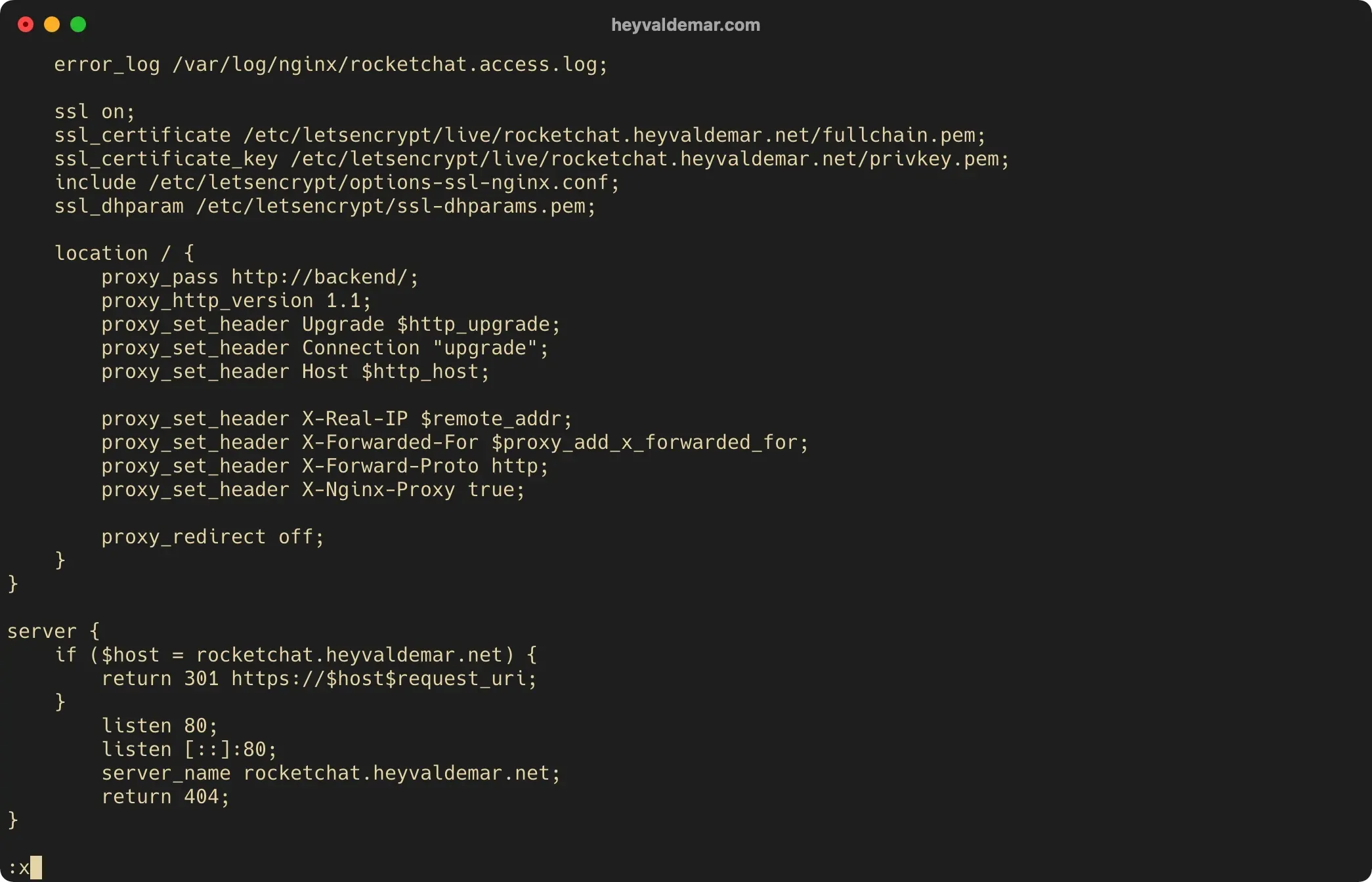 Install Rocket.Chat on Ubuntu Server - Step 19