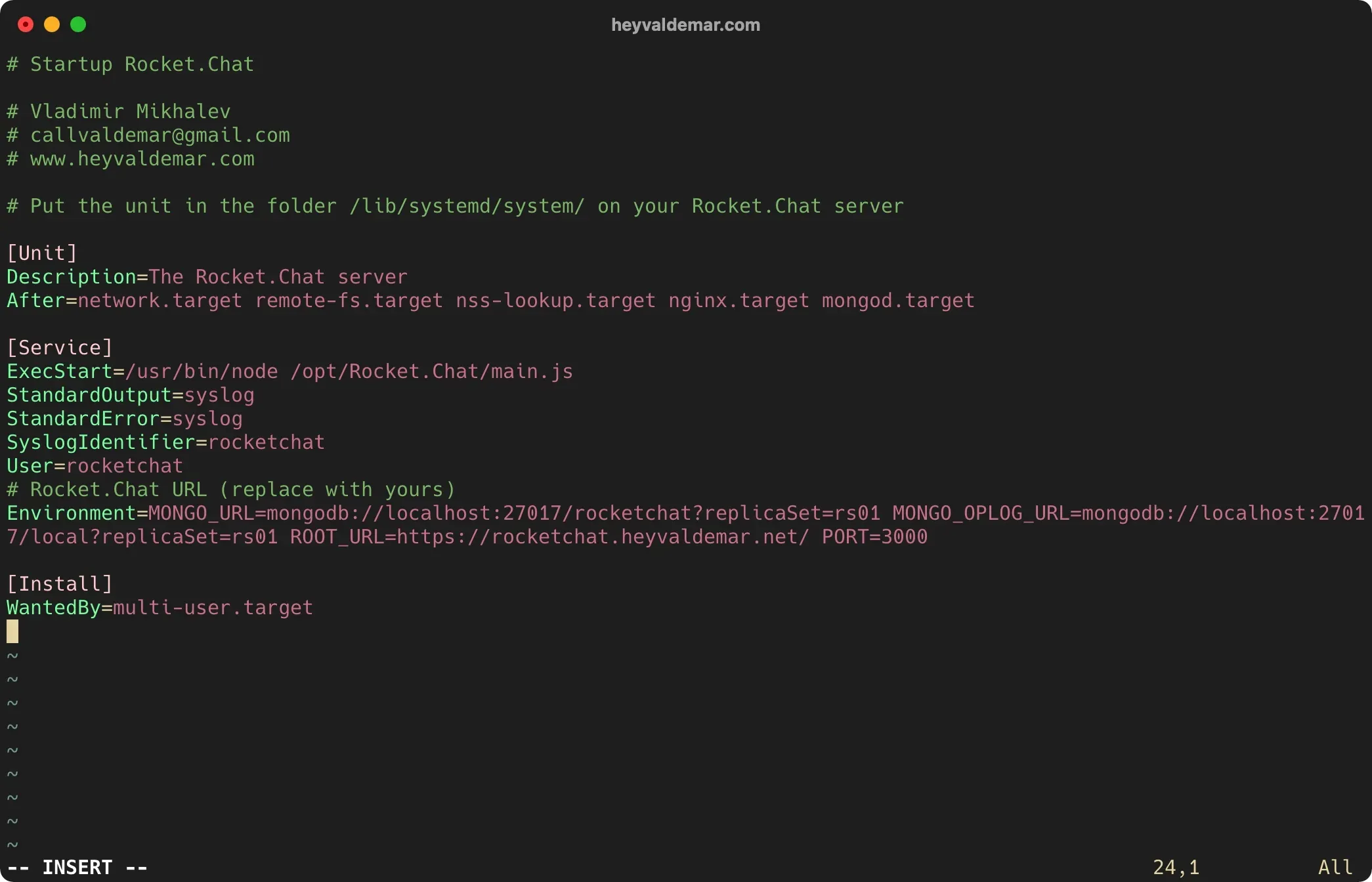 Install Rocket.Chat on Ubuntu Server - Step 35
