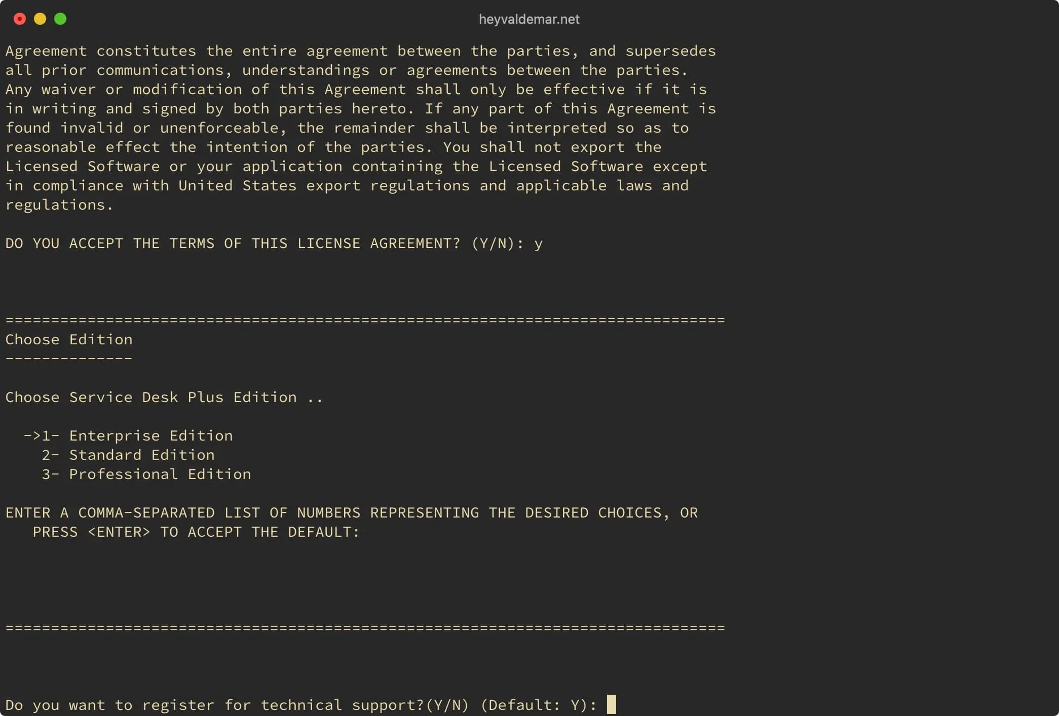 Install ServiceDesk Plus on Ubuntu Server - Step 10