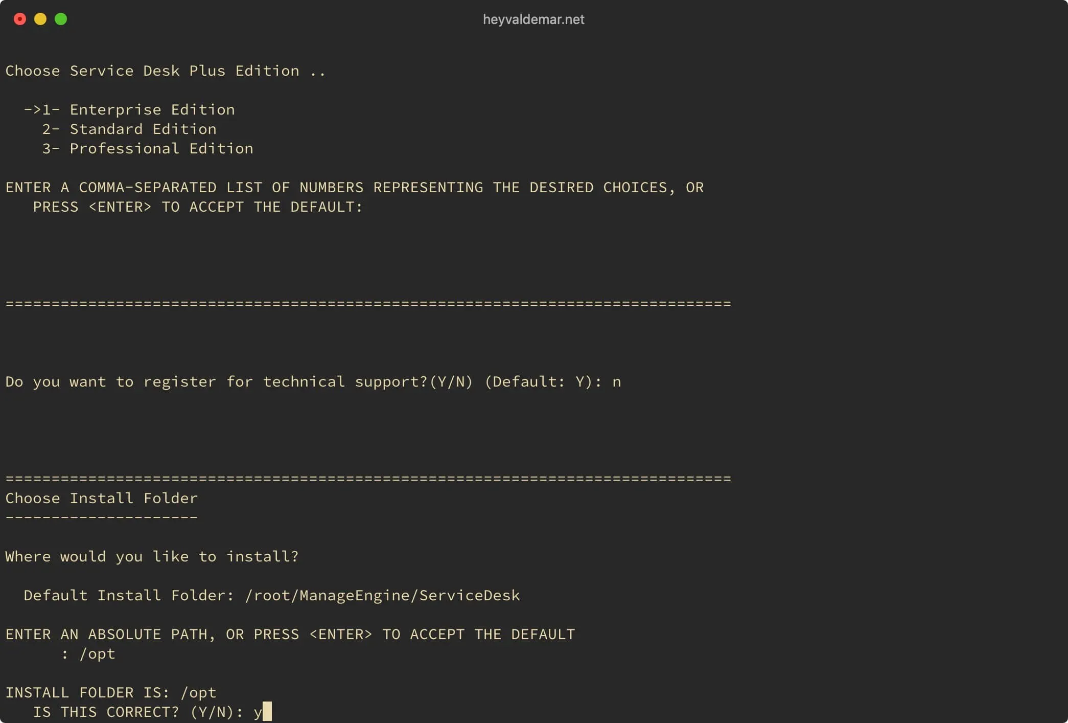 Install ServiceDesk Plus on Ubuntu Server - Step 12