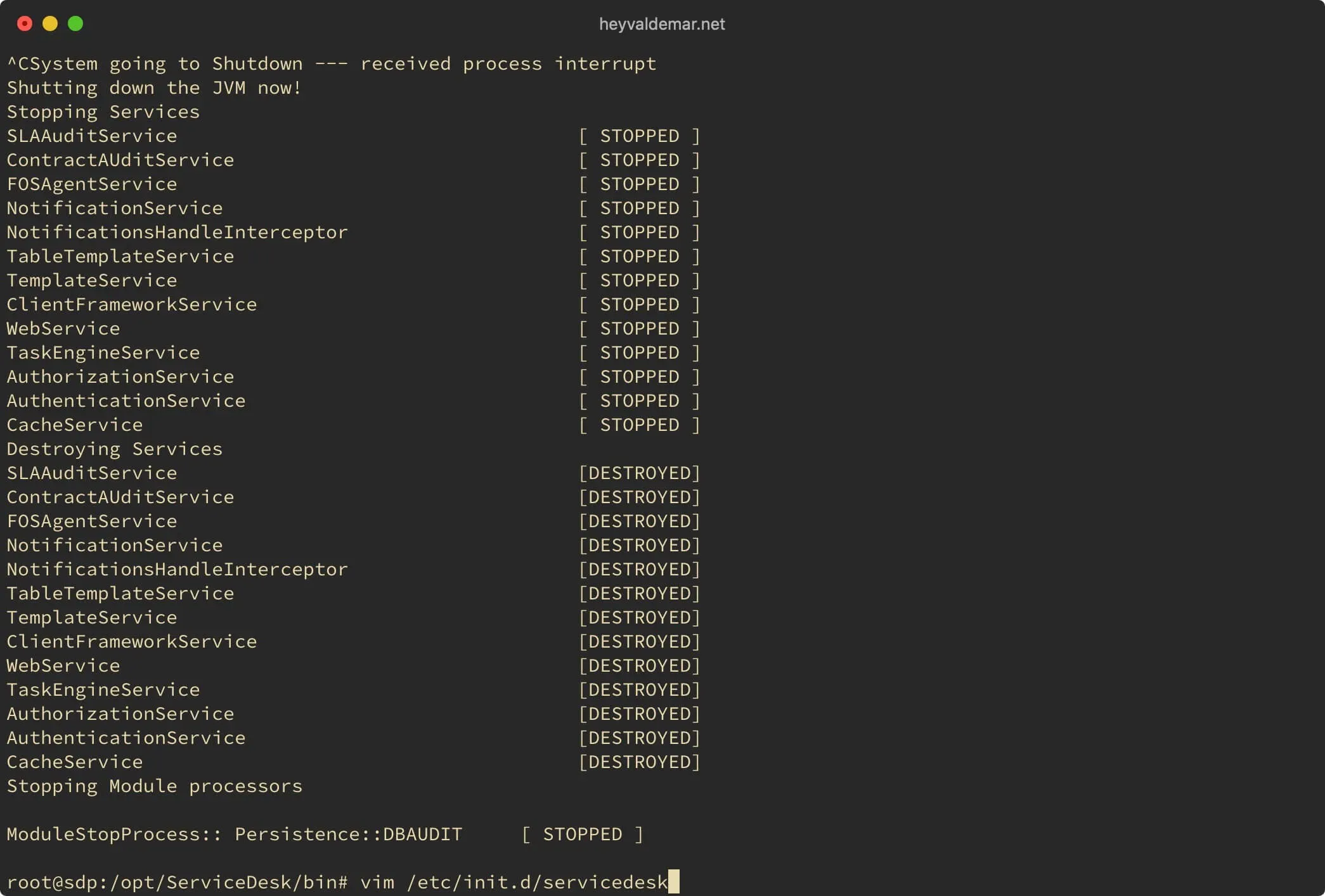 Install ServiceDesk Plus on Ubuntu Server - Step 24