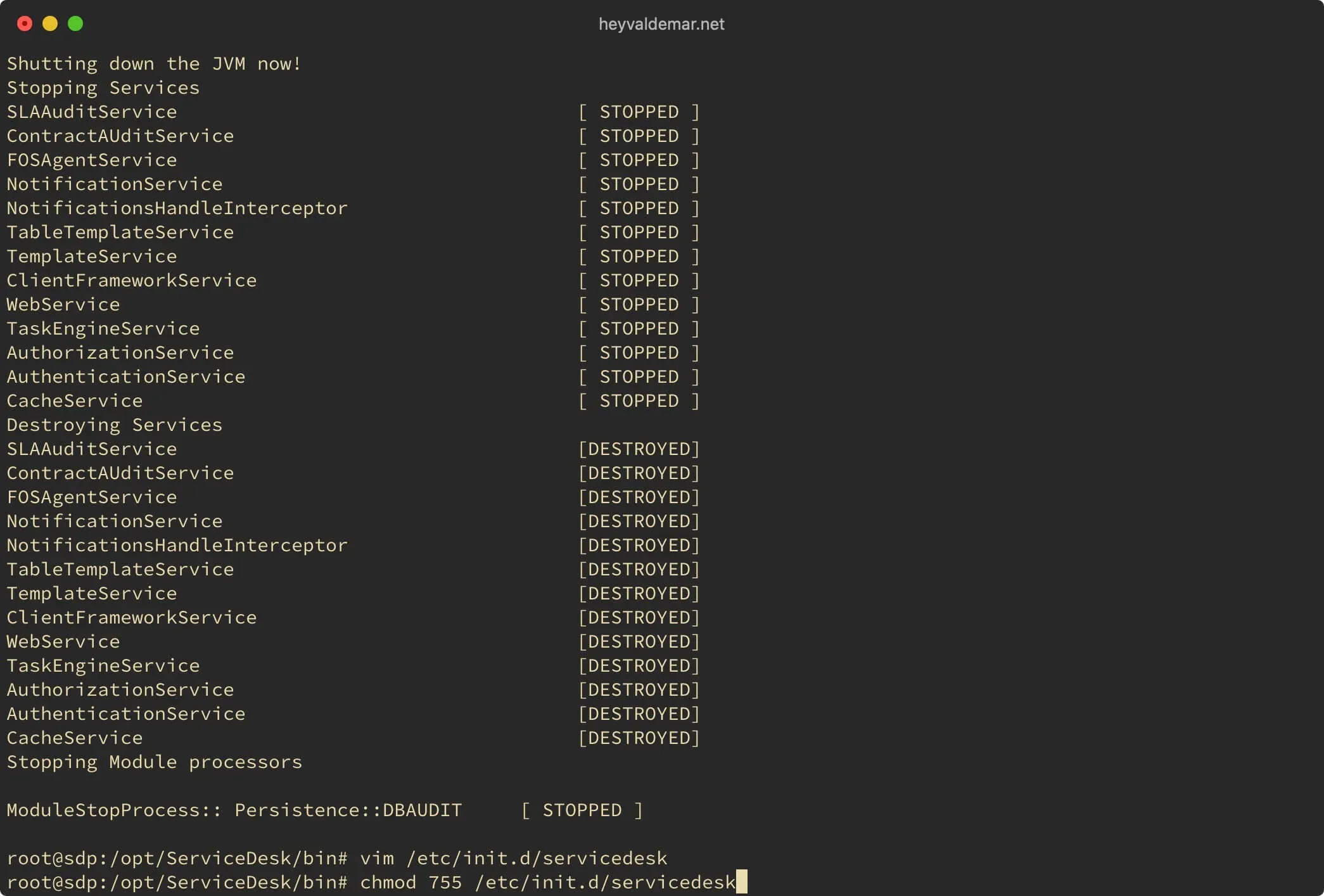Install ServiceDesk Plus on Ubuntu Server - Step 27
