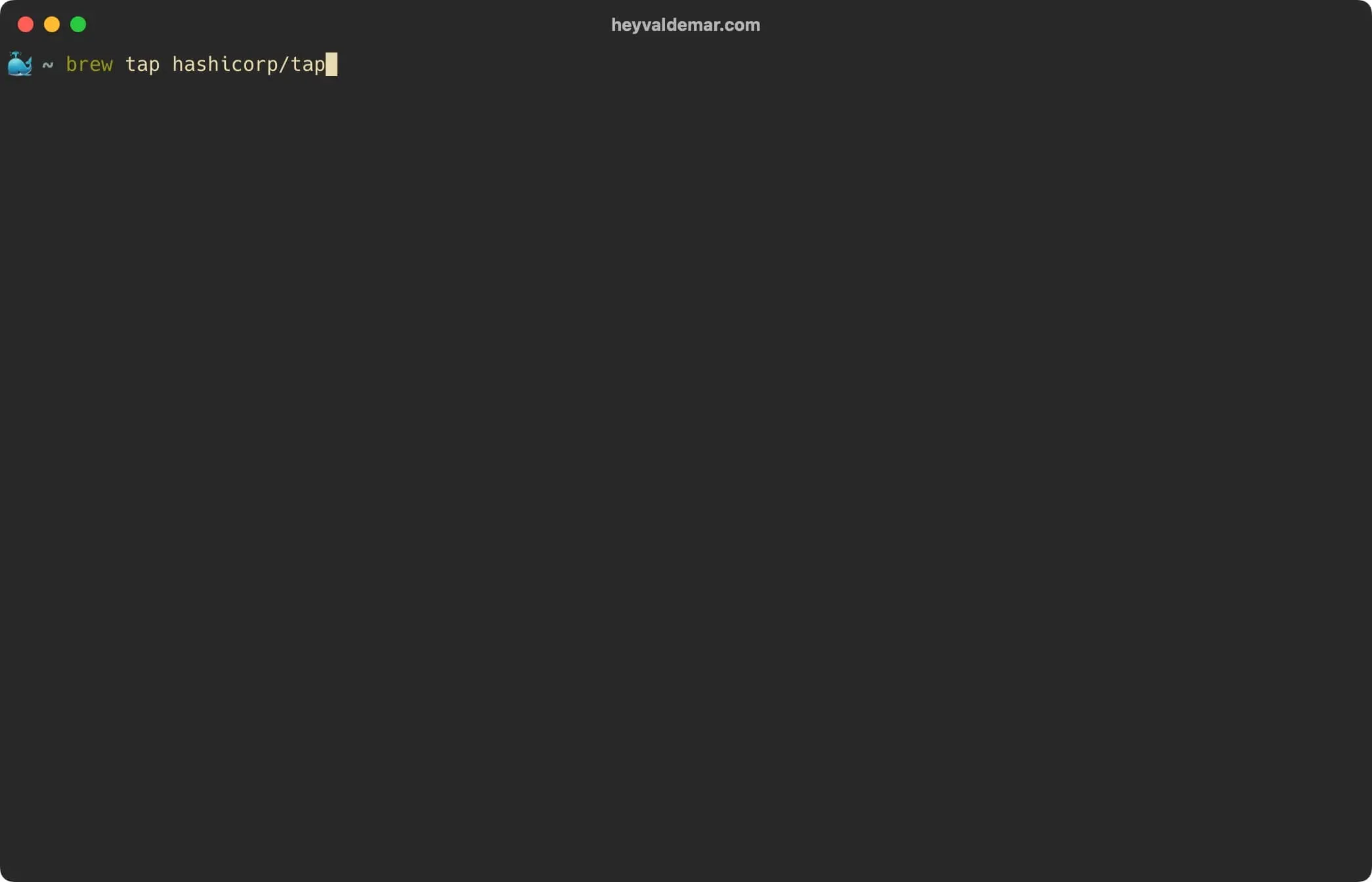 Install Terraform on macOS - Step 1