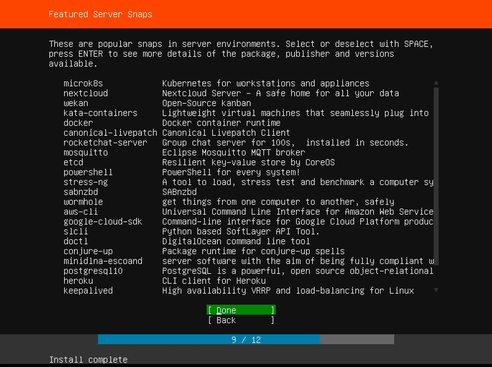 Install Ubuntu Server 18.04 LTS - Step 13