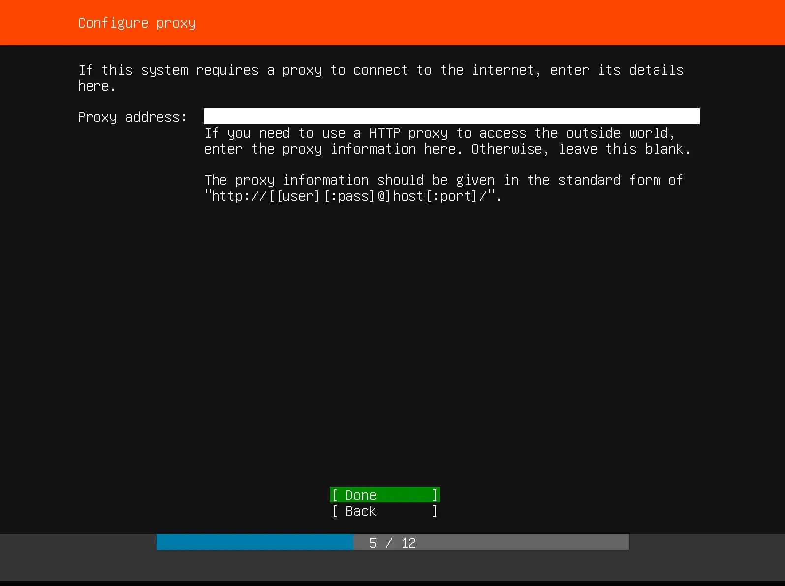 Install Ubuntu Server 18.04 LTS - Step 5