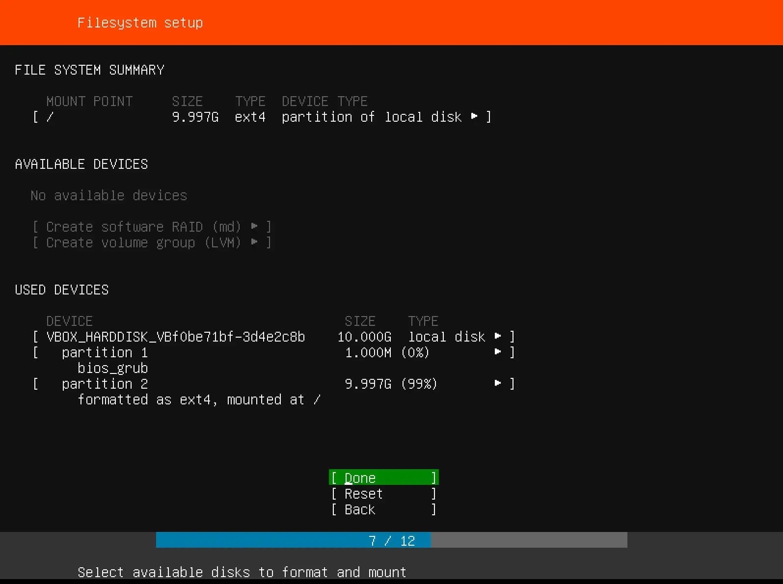Install Ubuntu Server 18.04 LTS - Step 9
