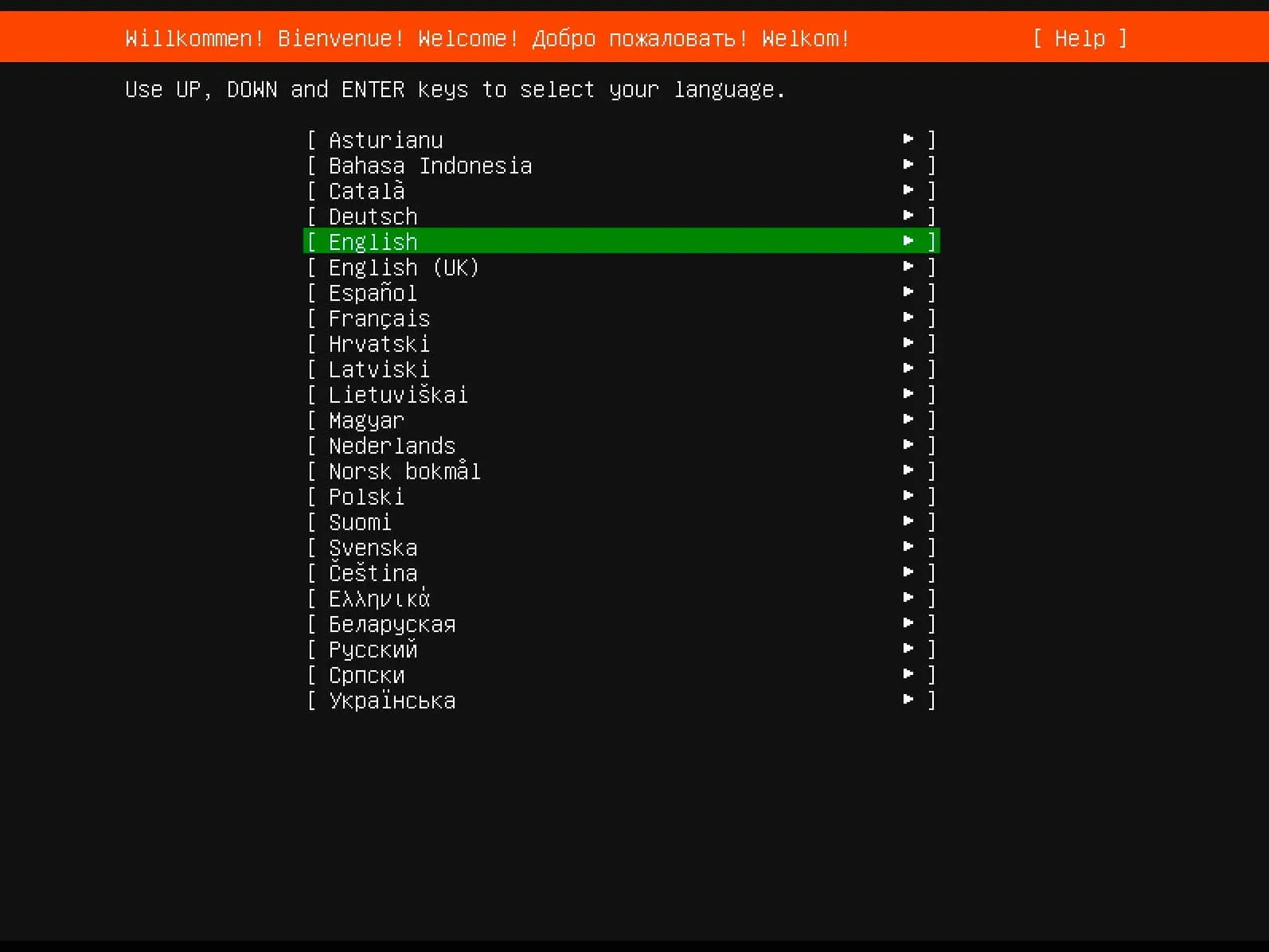Install Ubuntu Server 20.04 LTS - Step 1