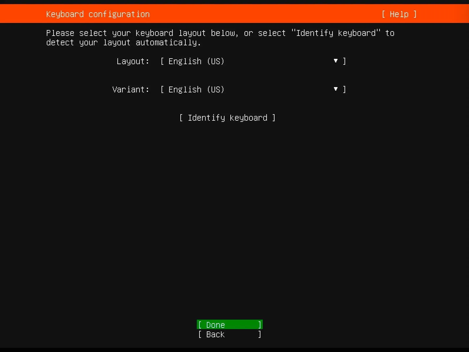 Install Ubuntu Server 20.04 LTS - Step 2